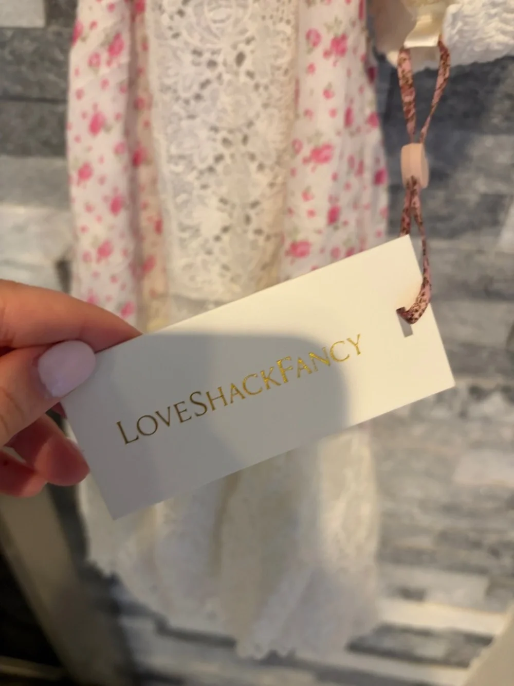 Loveshackfancy women’s kesia dress in poppy pink brand new with tags size xlarge - Picture 8 of 9